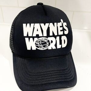Wayne's World Black Trucker Hat